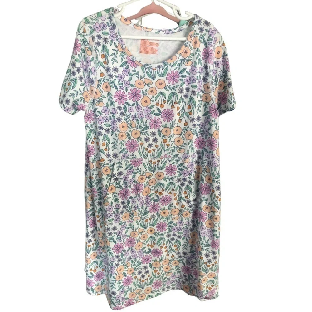 Cat & Jack Floral Adaptive Dress sz 10/12